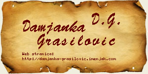 Damjanka Grasilović vizit kartica